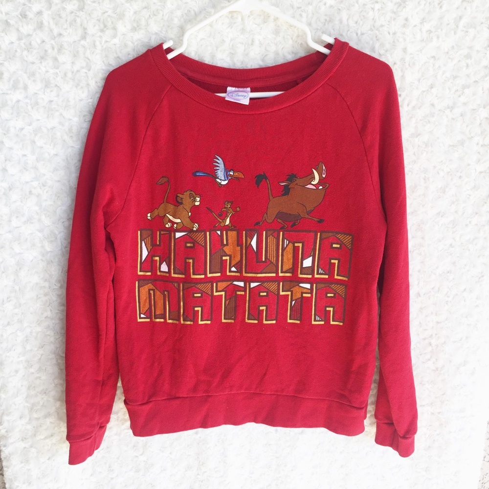 Hakuna matada lion kind sweater❤️💛